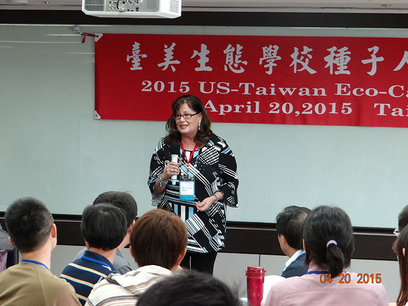 美國國家野生動物協會代表講師Laura Hickey致詞